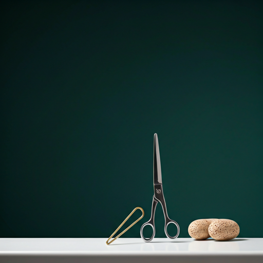 Schere und Pflege-Tools – Symbol unserer Philosophie